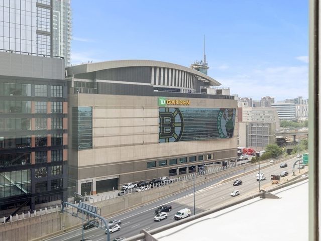 a front view of a building