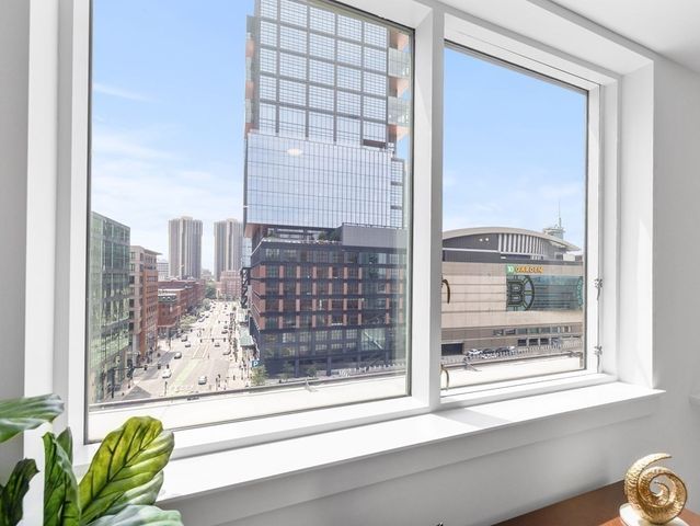 a view of a window and a living room