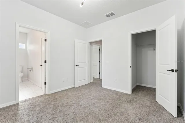 wooden floor and closet in a room