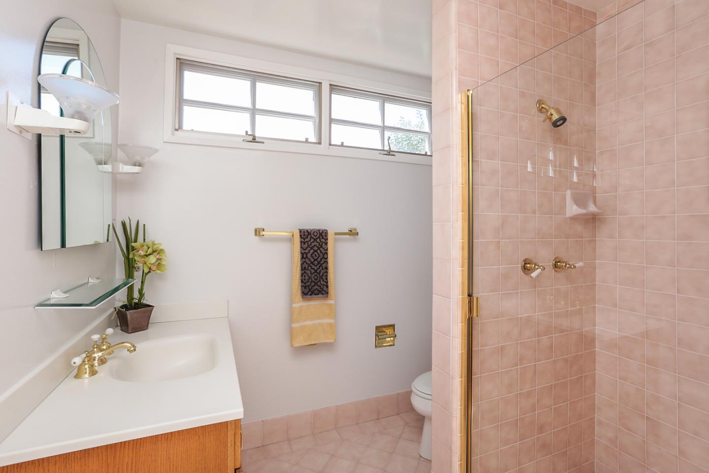 2160 Middlefield Road Palo Alto, CA 94301 - Photo 17 of 24 a bathroom with a sink a toilet and shower