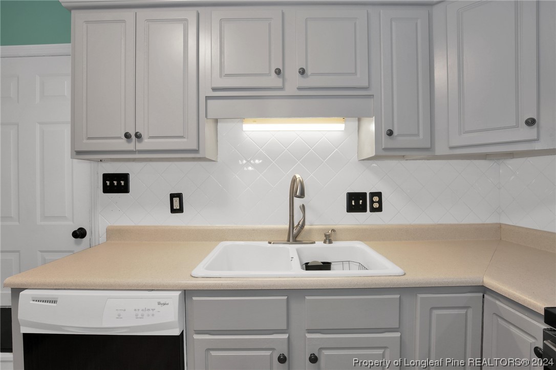 5808 Spreading Branch Road Hope Mills, NC 28348 - Photo 14 of 35 a close view of sink and cabinets