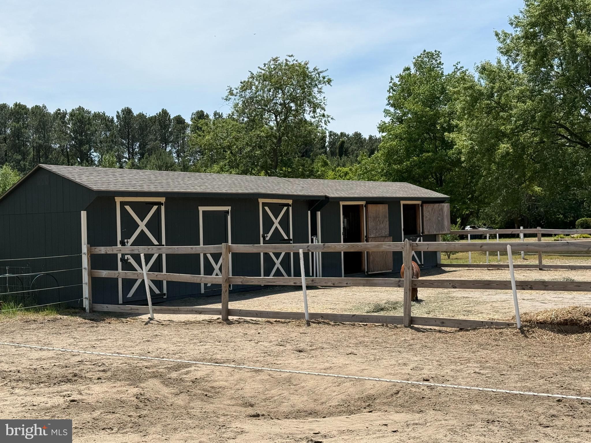 Horse stables