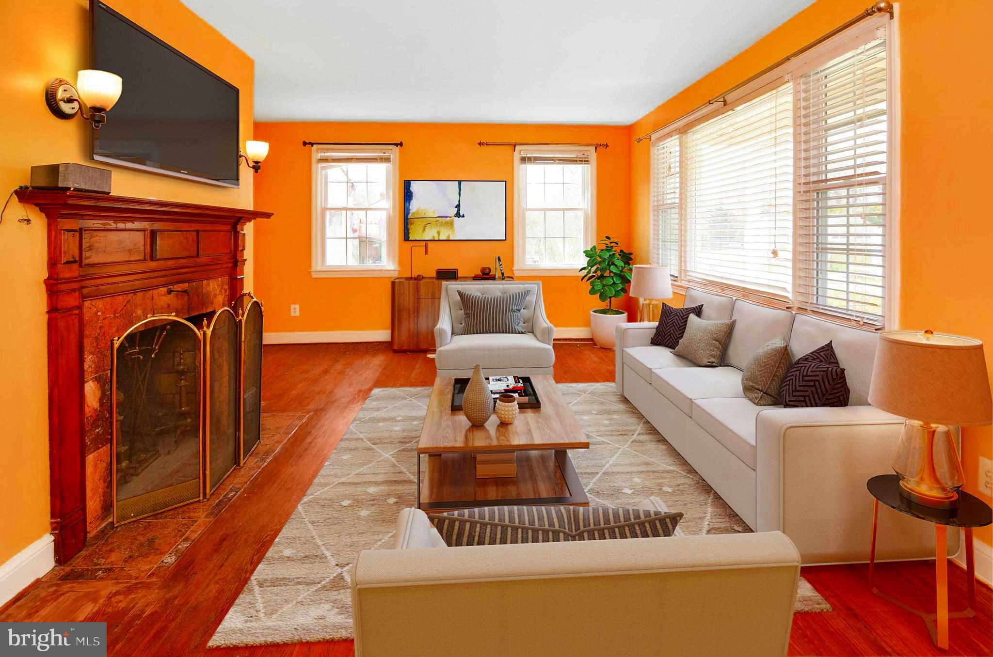 6409 Woodley Road Clinton, MD 20735 - Photo 4 of 30 Family Room With Fireplace