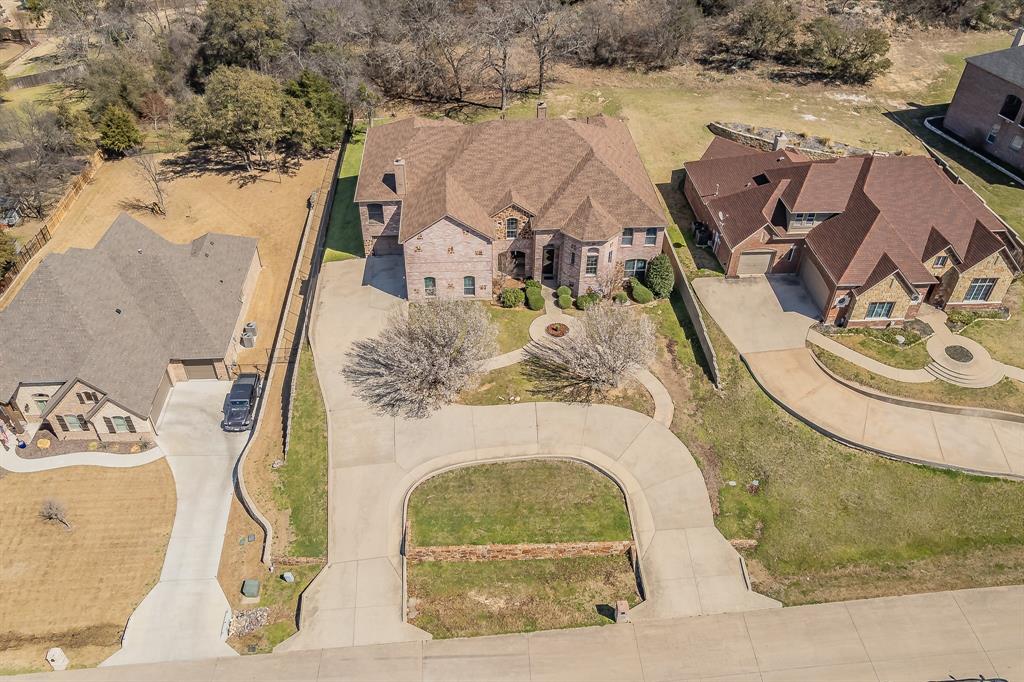 12548 Avondale Ridge Drive Fort Worth, TX 76179 - Photo 4 of 40 Drone / aerial view with a residential view