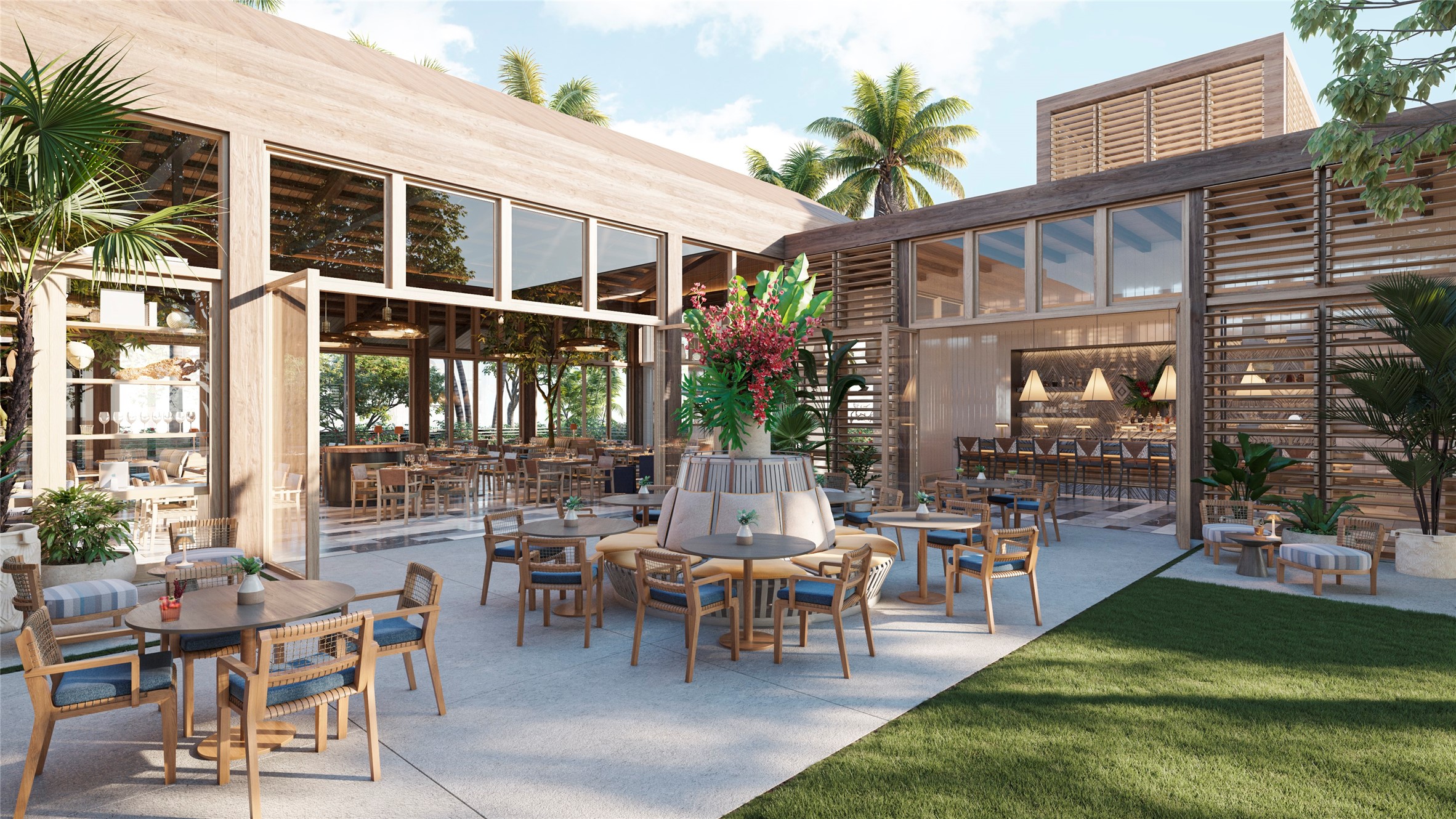 469 A Beach, Unit 701 undefined, undefined ky1-1 - Photo 15 of 17 Signature Restaurant outdoor dining terrace.