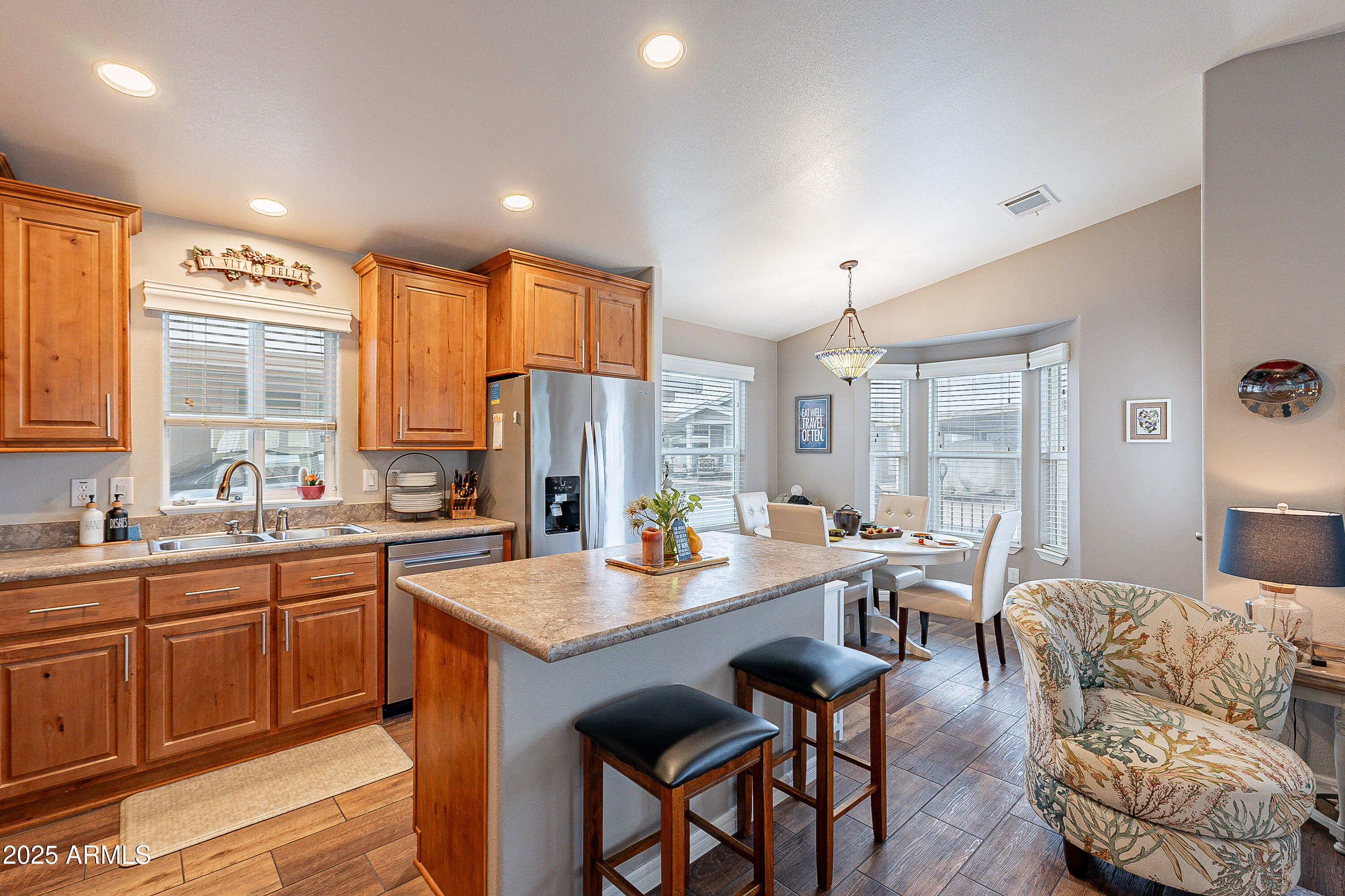650 North Hawes Road, Unit 3606 Mesa, AZ 85207 - Photo 12 of 58 Large Kitchen Island with Breakfast Bar