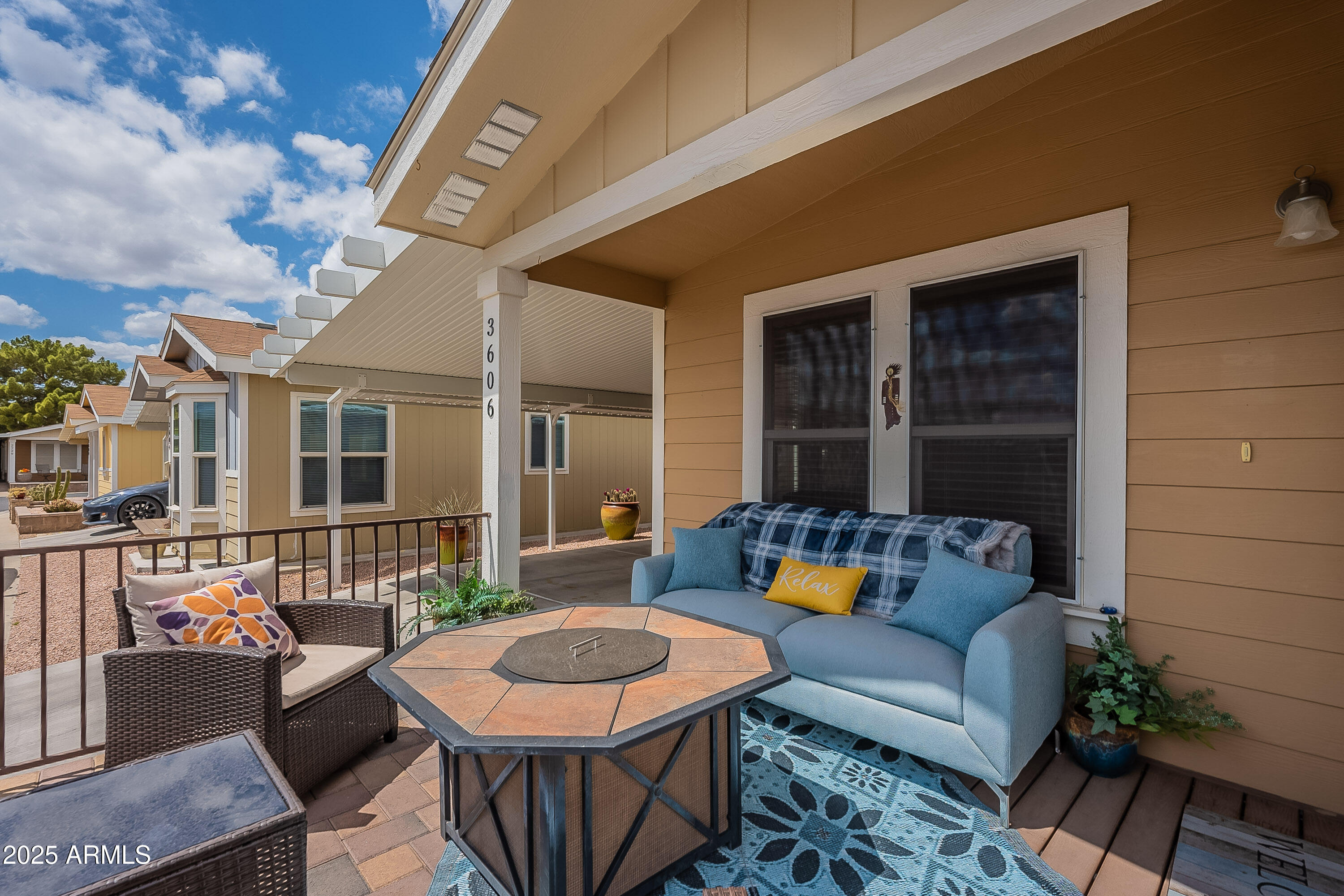 650 North Hawes Road, Unit 3606 Mesa, AZ 85207 - Photo 4 of 58 Firepit on Front Patio