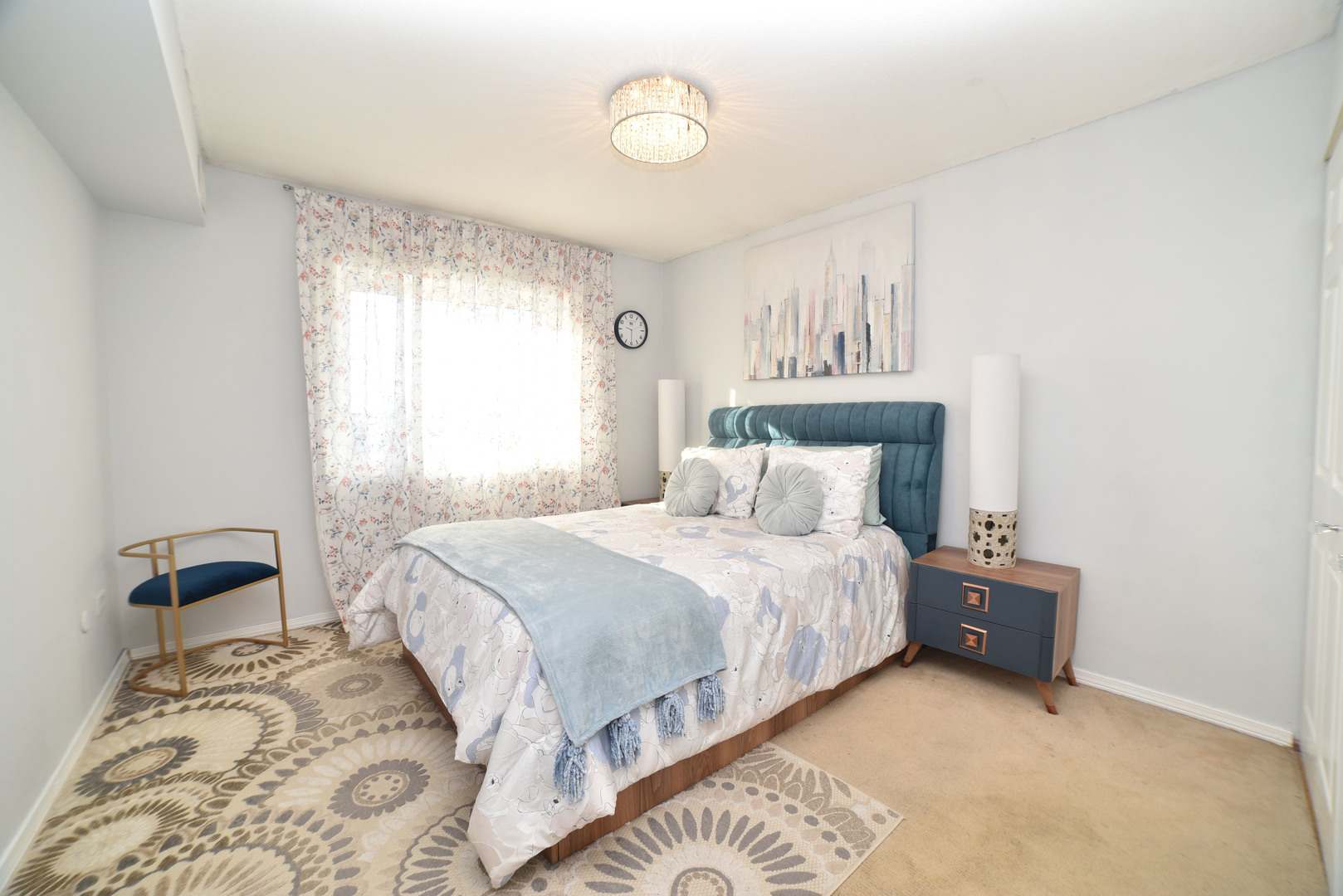 704 Cobblestone Circle, Unit 3E Glenview, IL 60025 - Photo 13 of 21 a bedroom with a bed and a window