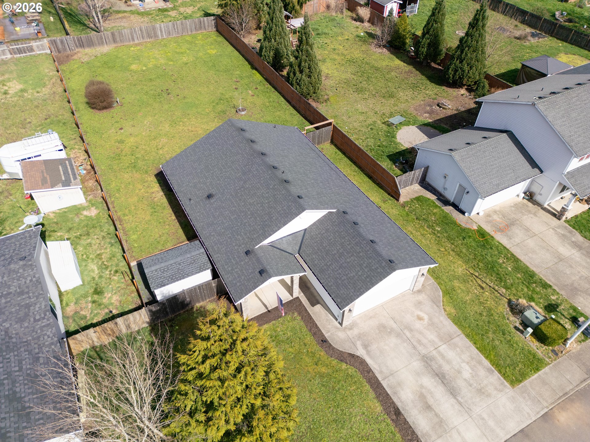 304 East Wilson Street Yacolt, WA 98675 - Photo 24 of 29 an aerial view of a swimming pool