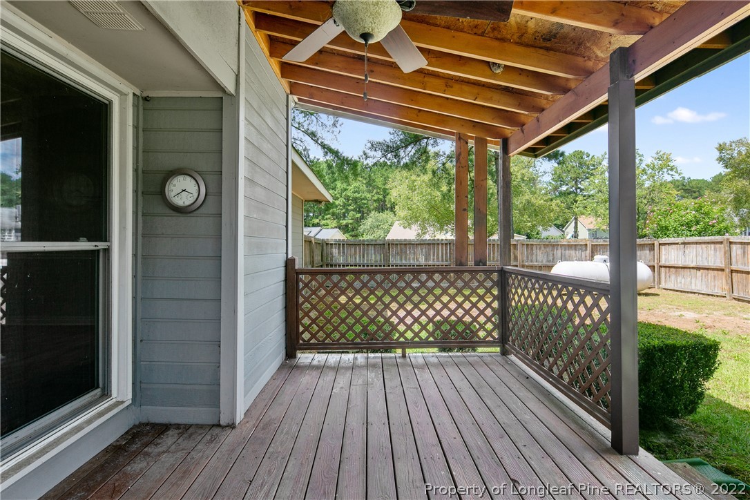 203 Cobblestone Court Raeford, NC 28376 - Photo 43 of 46 a view of outdoor space with wooden floor