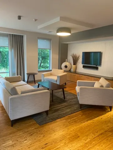 a view of a bike garage