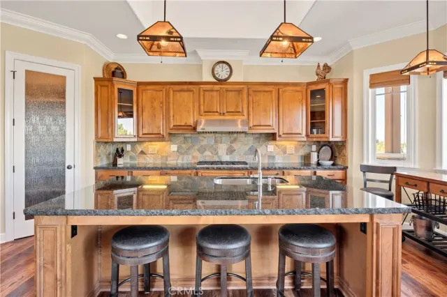 a view of a big house with a big yard