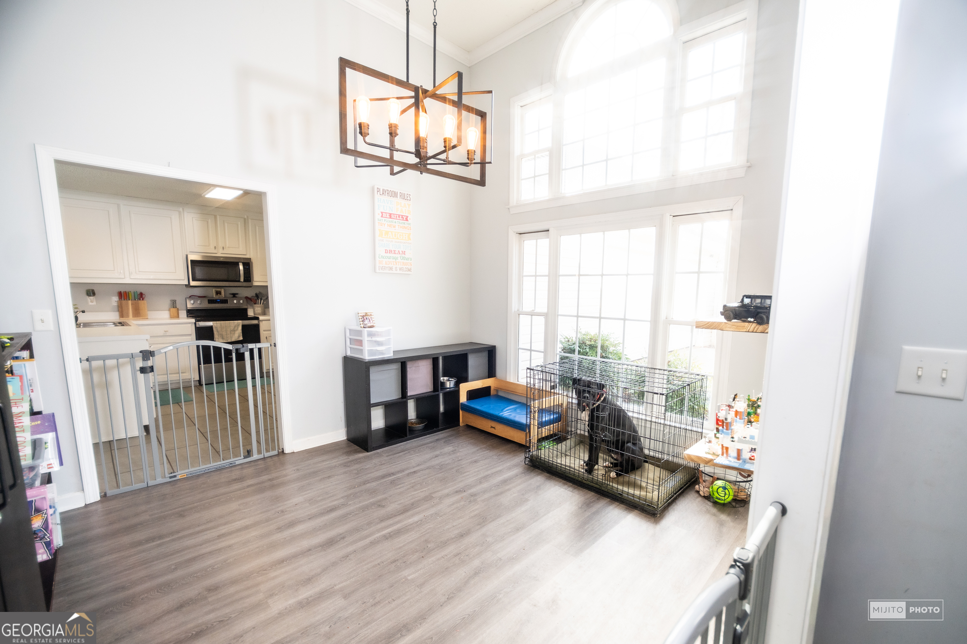 124 Austin Way Jefferson, GA 30549 - Photo 14 of 32 a living room with furniture and a wooden floor