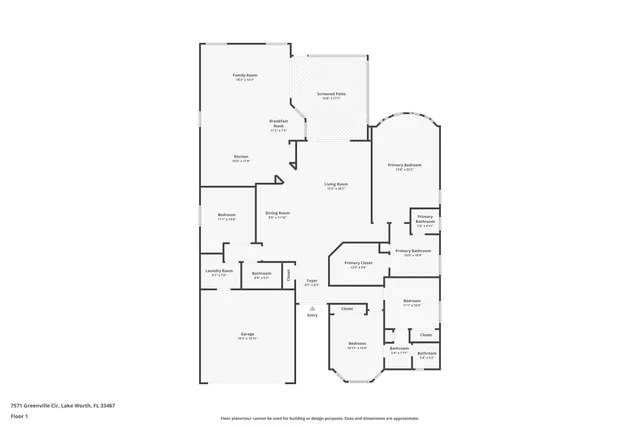 $699,000 | 7571 Greenville Circle, Lake Worth, FL 33467