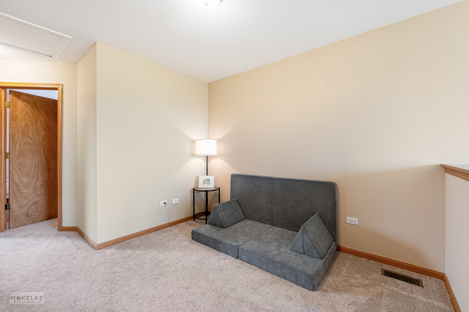 264 South Alder Creek Drive Romeoville, IL 60446 - Photo 17 of 26 a living room with furniture and a lamp
