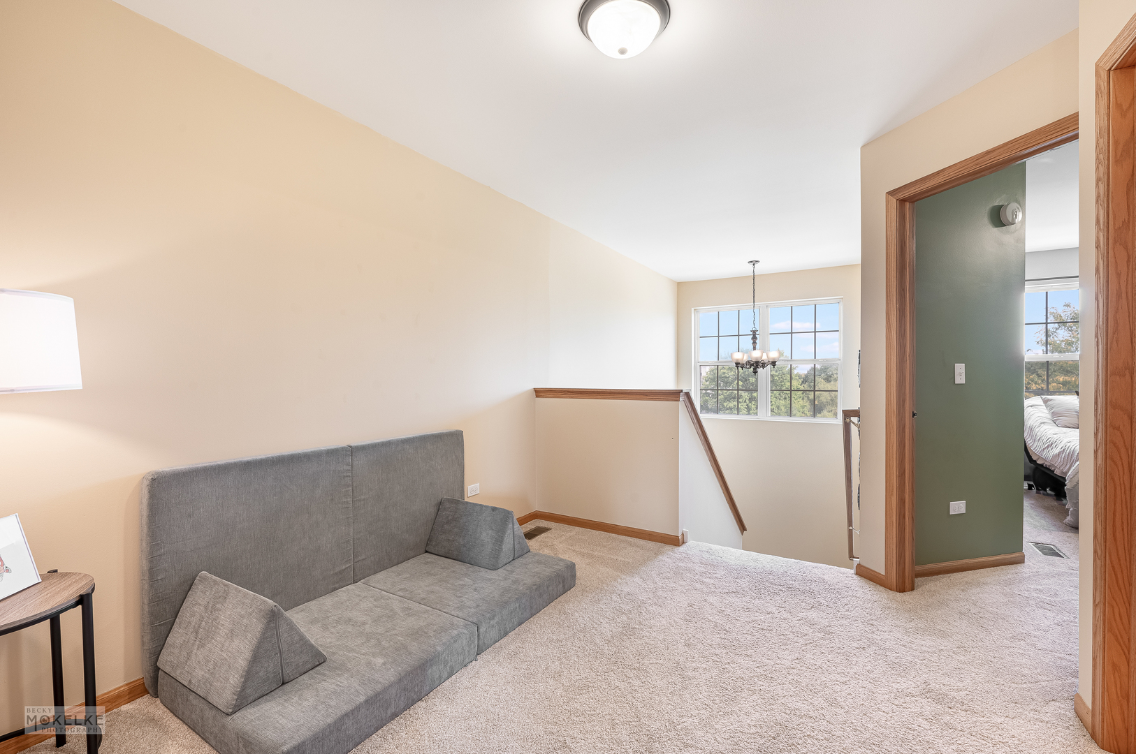 264 South Alder Creek Drive Romeoville, IL 60446 - Photo 18 of 26 a living room with furniture and a floor to ceiling window