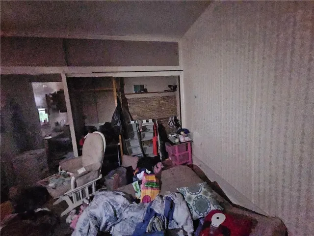 a room with gym equipment