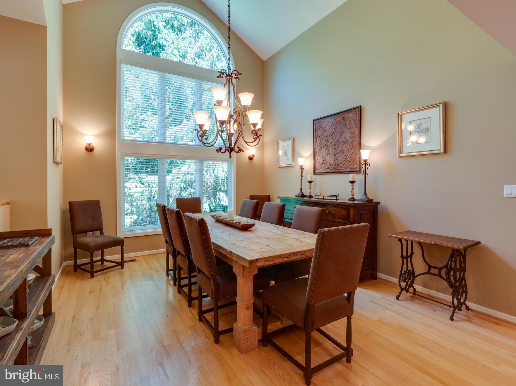 1407 Belcastle Court Reston, VA 20194 - Photo 11 of 42 Bright Dining area with wall of windows