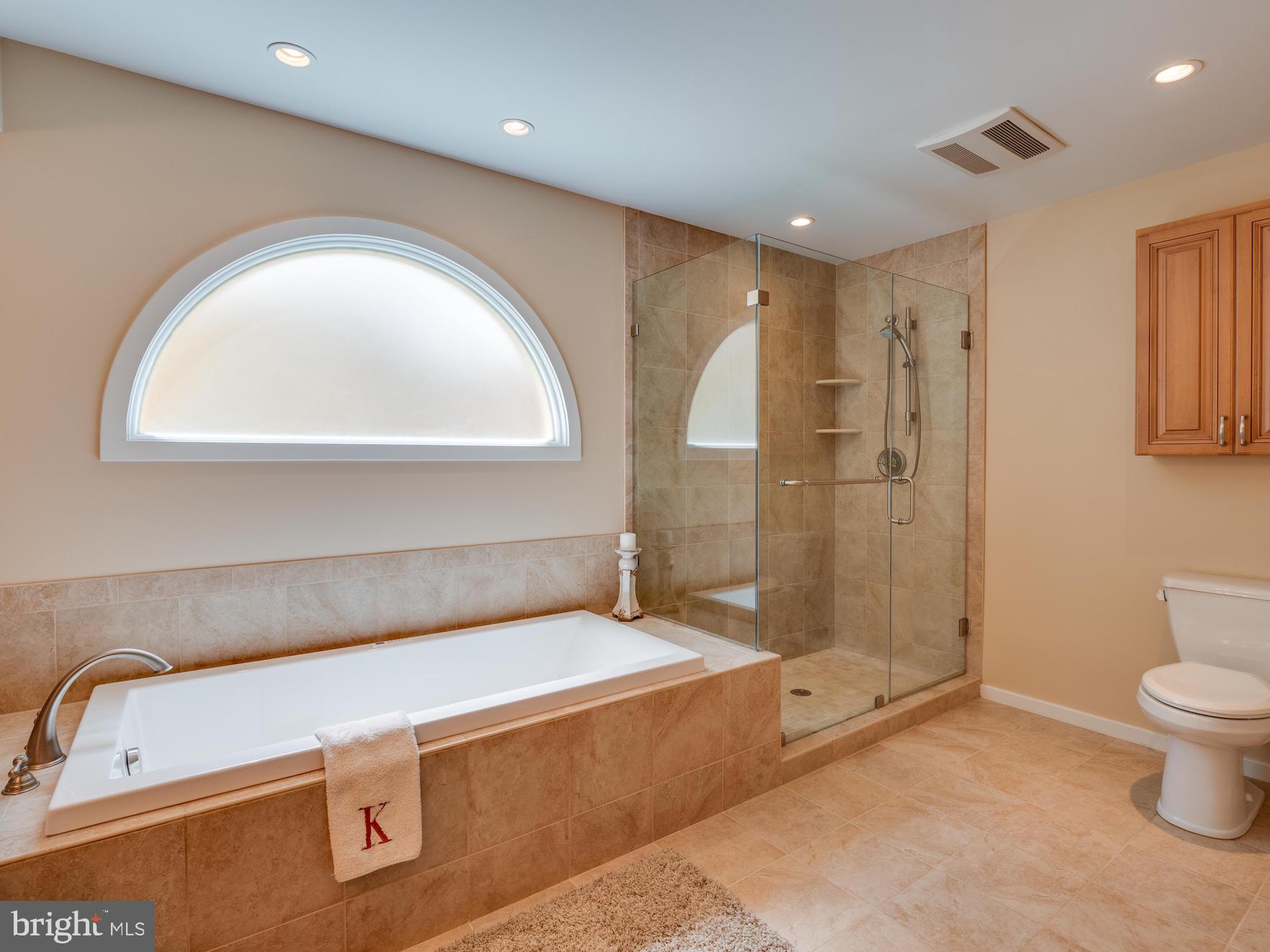 1407 Belcastle Court Reston, VA 20194 - Photo 22 of 42 BainUltra airjet tub + glass shower in Owner'sBath