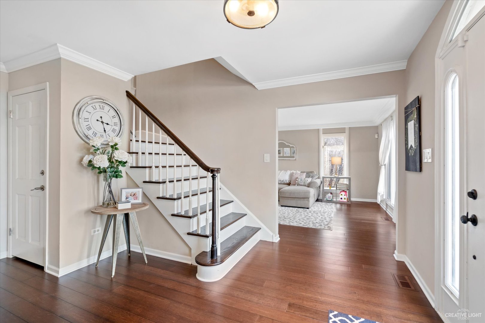 734 Forest Glen Lane Oak Brook, IL 60523 - Photo 2 of 36 a view of entryway with wooden floor