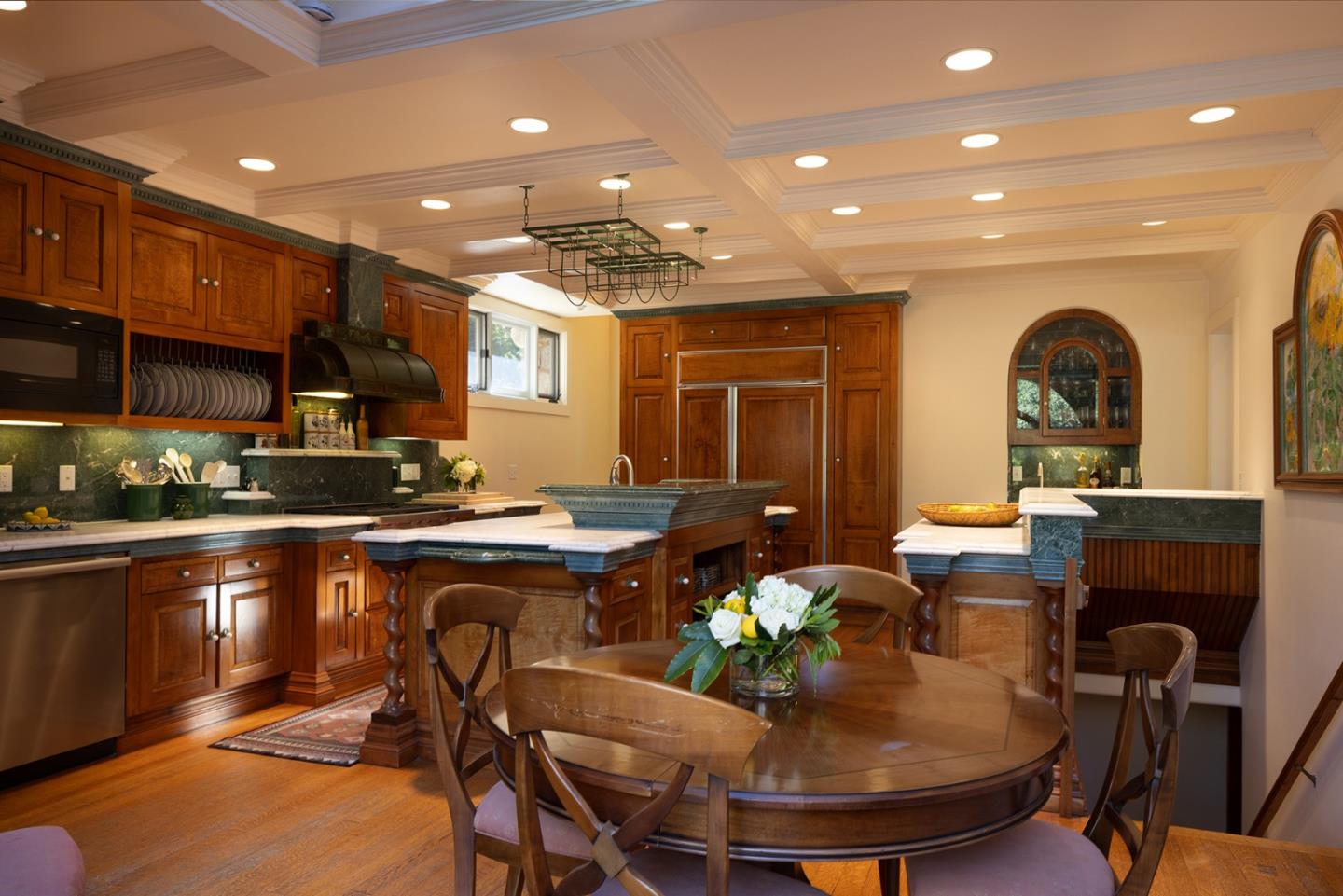 72 Fern Canyon Road Carmel, CA 93923 - Photo 17 of 66 a kitchen with a table and chairs