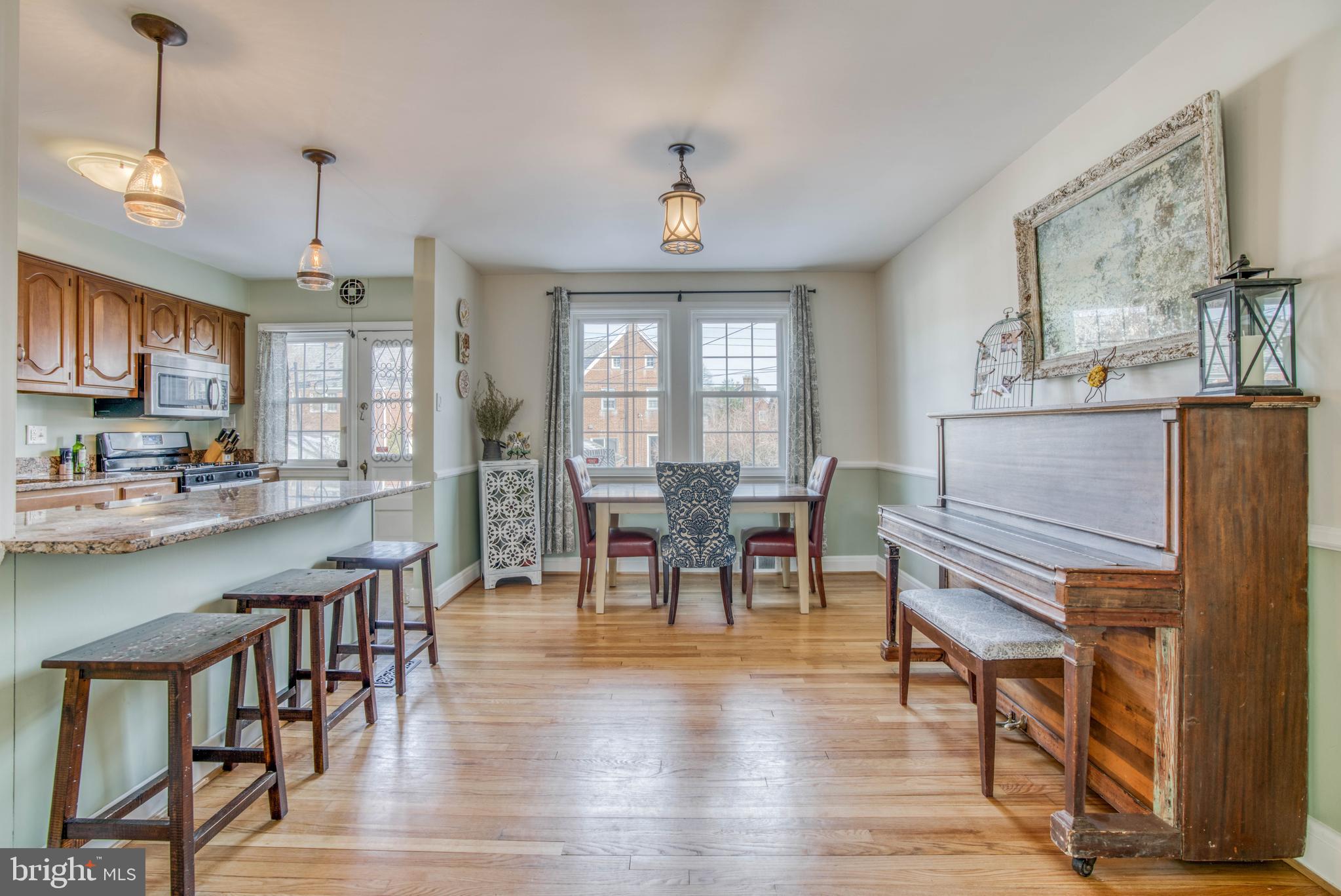 130 Hopkins Road Baltimore, MD 21212 - Photo 8 of 52 a view of a dining room with furniture window and wooden floor