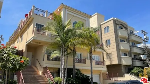 a front view of a building