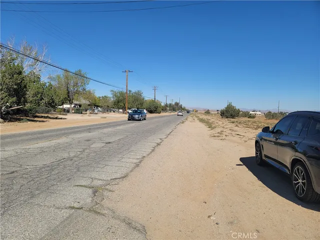 a car parked on the side of the road