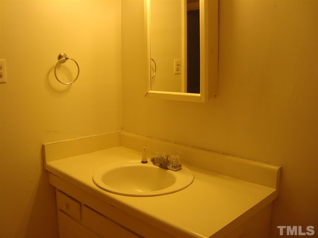 5104 Flint Ridge Place, Unit 5104 Raleigh, NC 27609 - Photo 11 of 12 a bathroom with a sink and a mirror