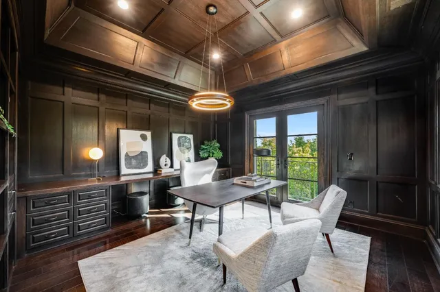 a view of a patio with a couch