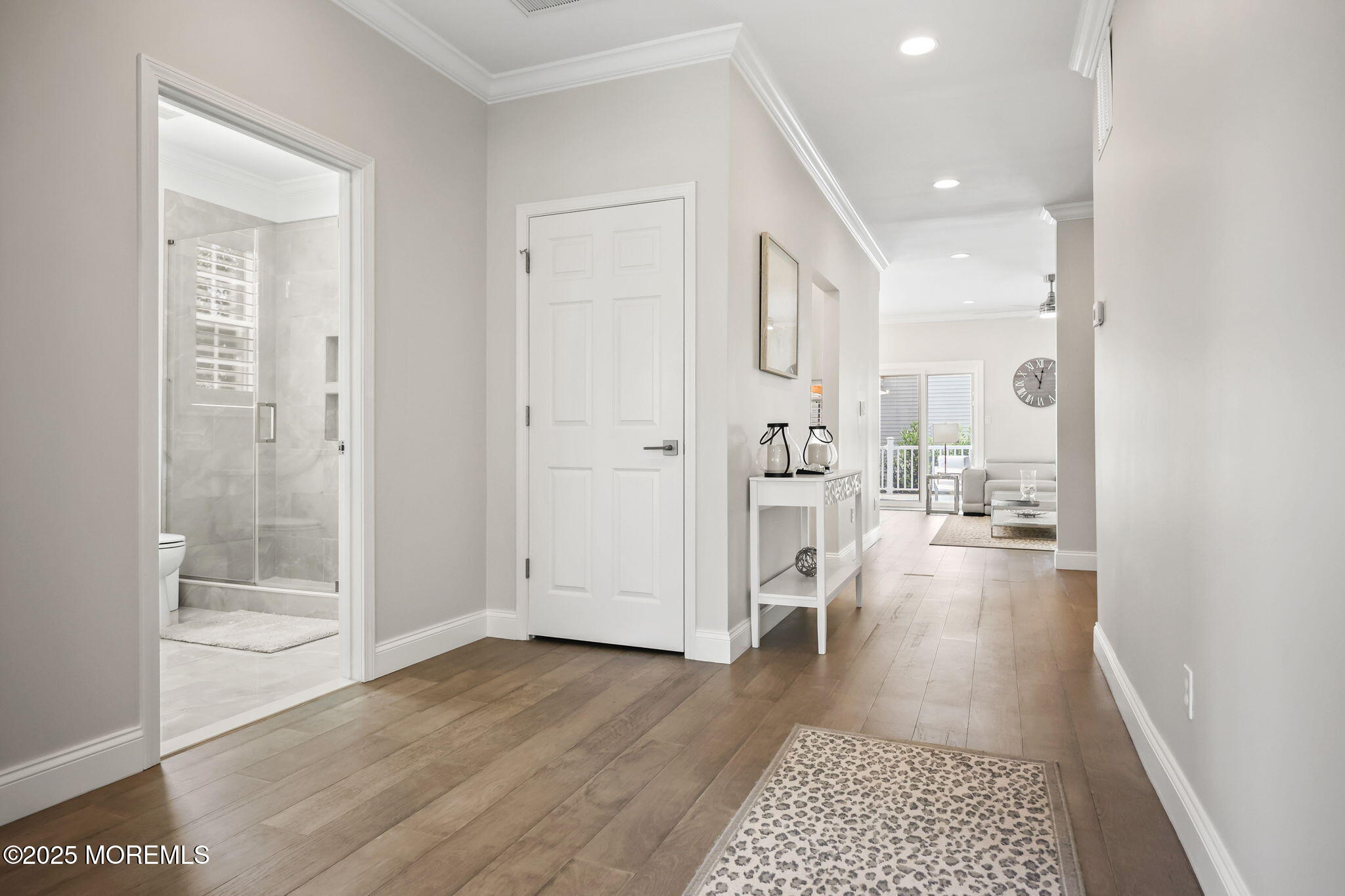 21 Silver Maple Lane Howell, NJ 07731 - Photo 2 of 22 a view of a hallway view with wooden floor and living room