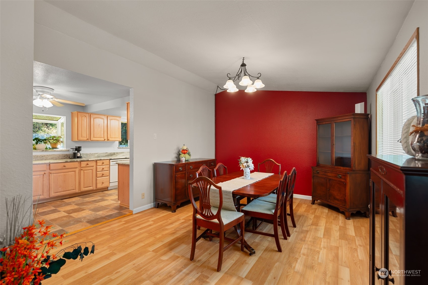 107 Peterson Road Chehalis, WA 98532 - Photo 14 of 35 a view of a dining room with furniture and wooden floor