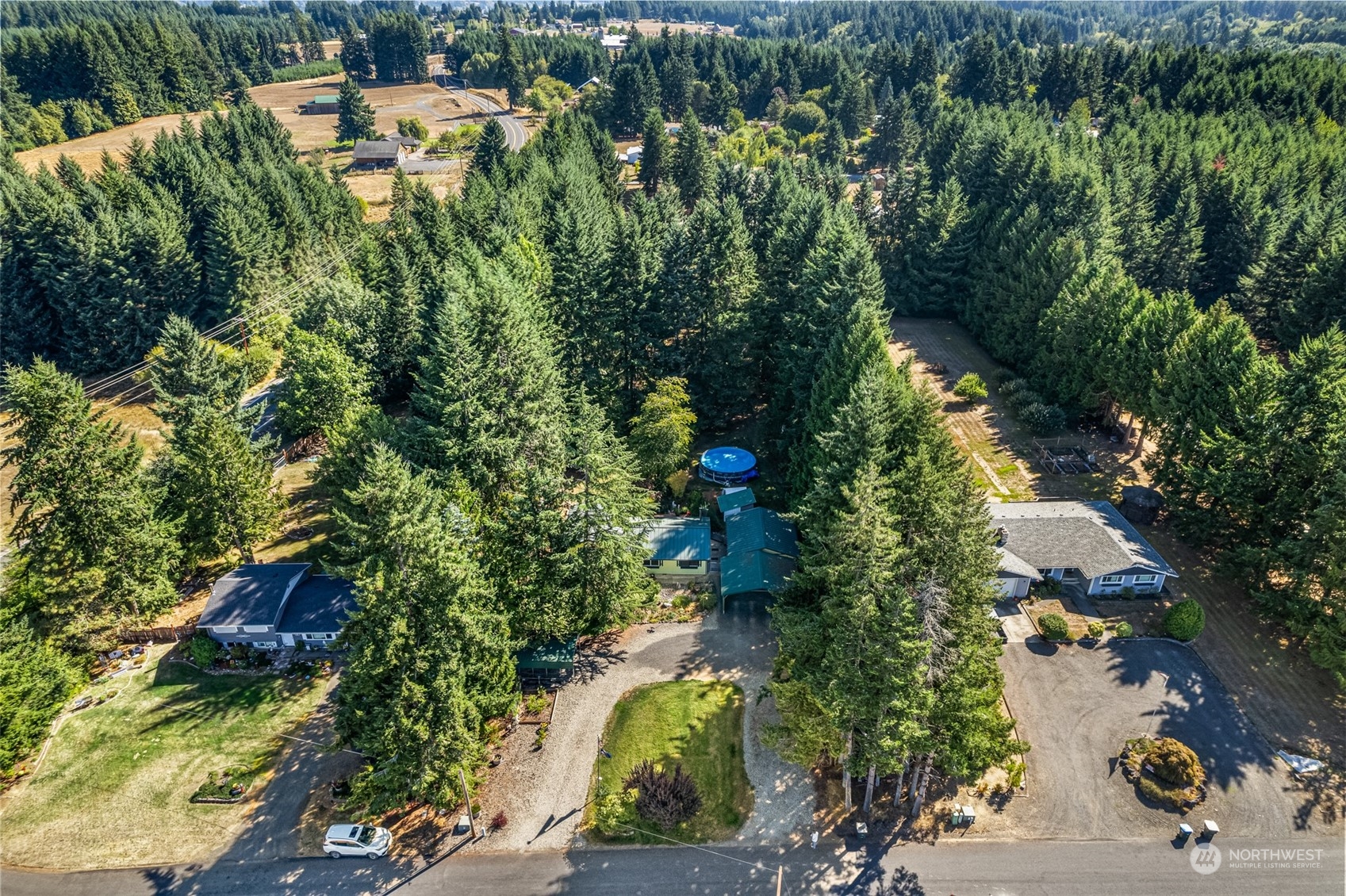 107 Peterson Road Chehalis, WA 98532 - Photo 34 of 35 an aerial view of a house with a yard
