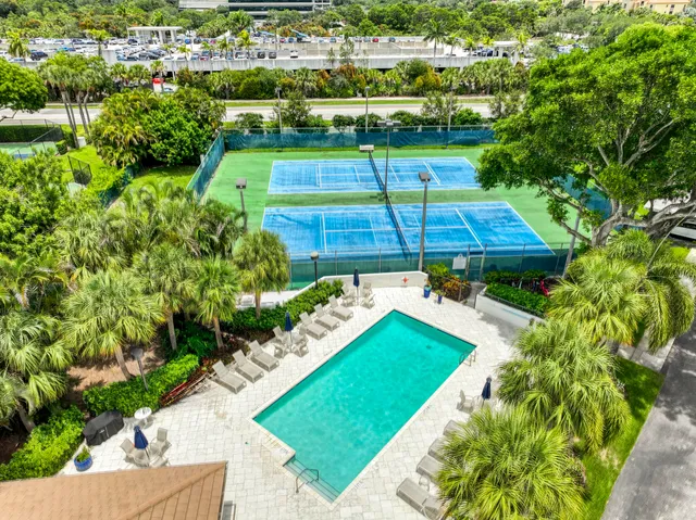 a view of a backyard with a garden