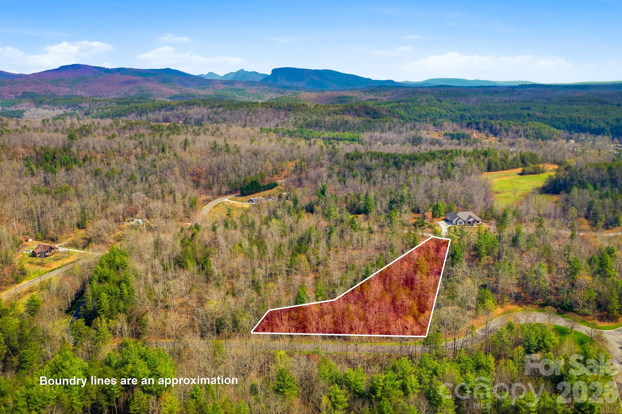 184 Ridge Point Road Nebo, NC 28761 - Photo 3 of 6 a view of a lake with a mountain