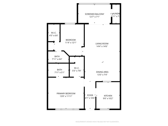 a view of an empty room and closet area