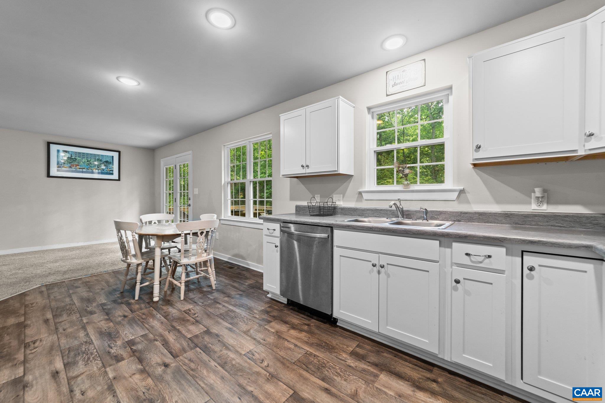 39 Amethyst Road Palmyra, VA 22963 - Photo 13 of 42 a kitchen with cabinets table and chairs