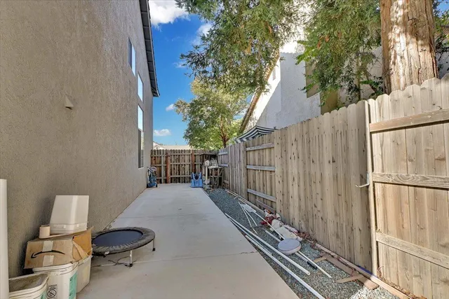 a view of outdoor space with seating area