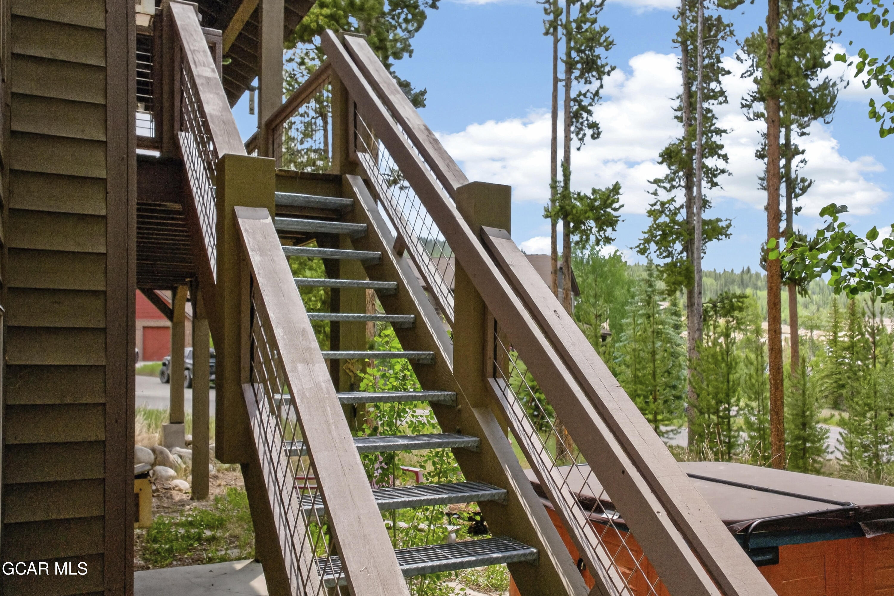 1201 Rendezvous Road Fraser, CO 80442 - Photo 18 of 47 Stairs from the Deck