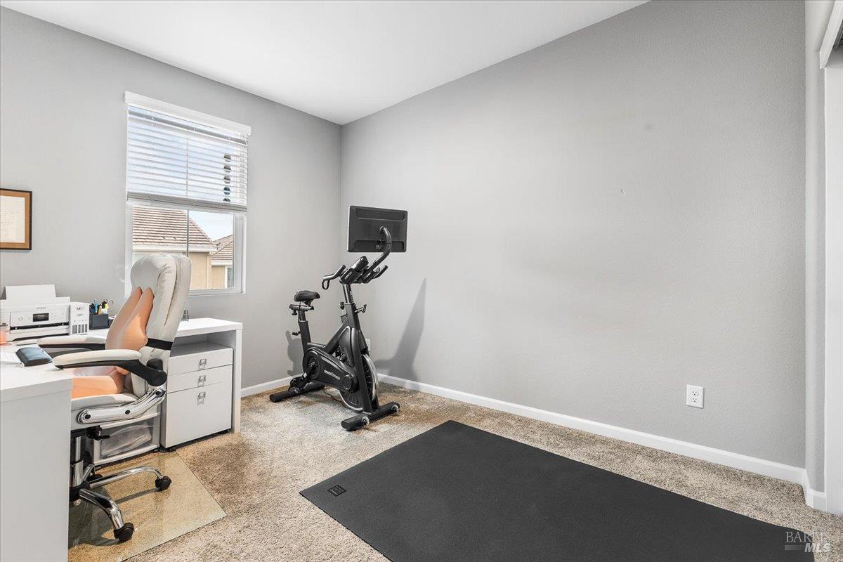 2180 Karen Place Rohnert Park, CA 94928 - Photo 31 of 48 a view of a workspace with furniture and a window