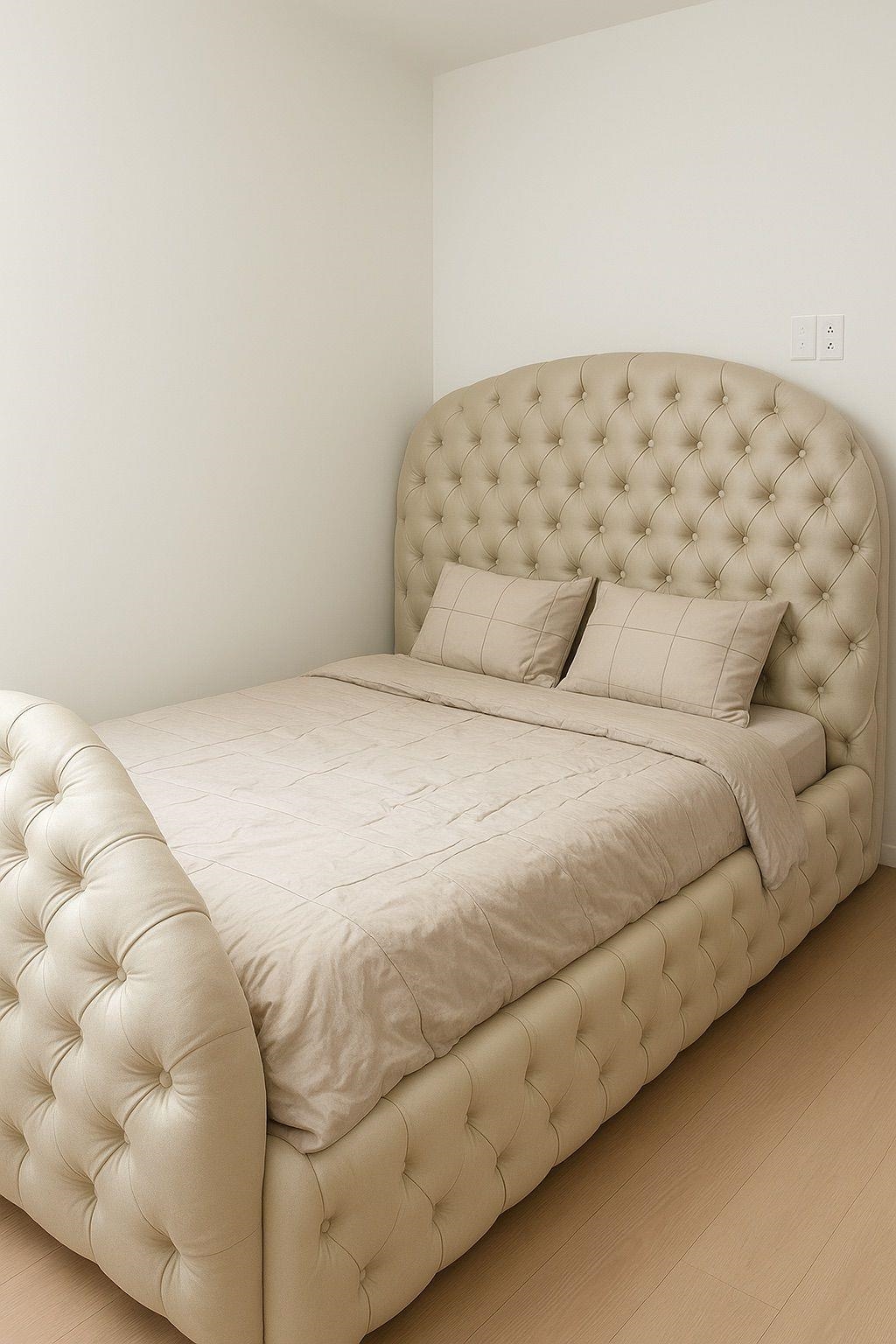 203 A Queen Anne Road Bogota, NJ 07603 - Photo 3 of 3 a large white bed in a white room