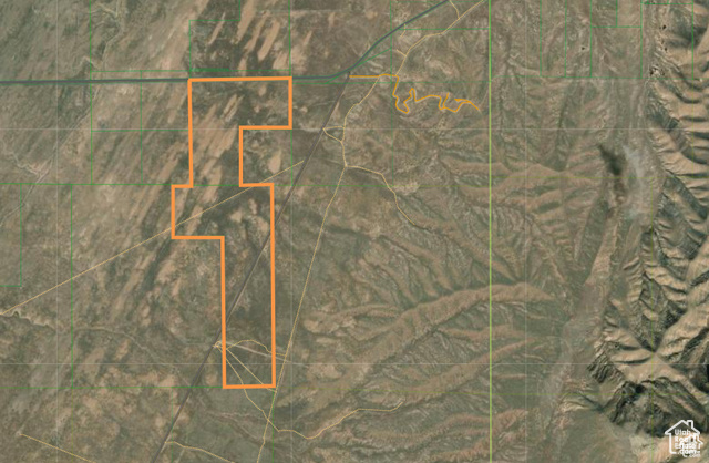 1000 South Foothill Boulevard Delta, UT 84624 - Photo 13 of 33 Aerial view of property's location with property parcel outlined