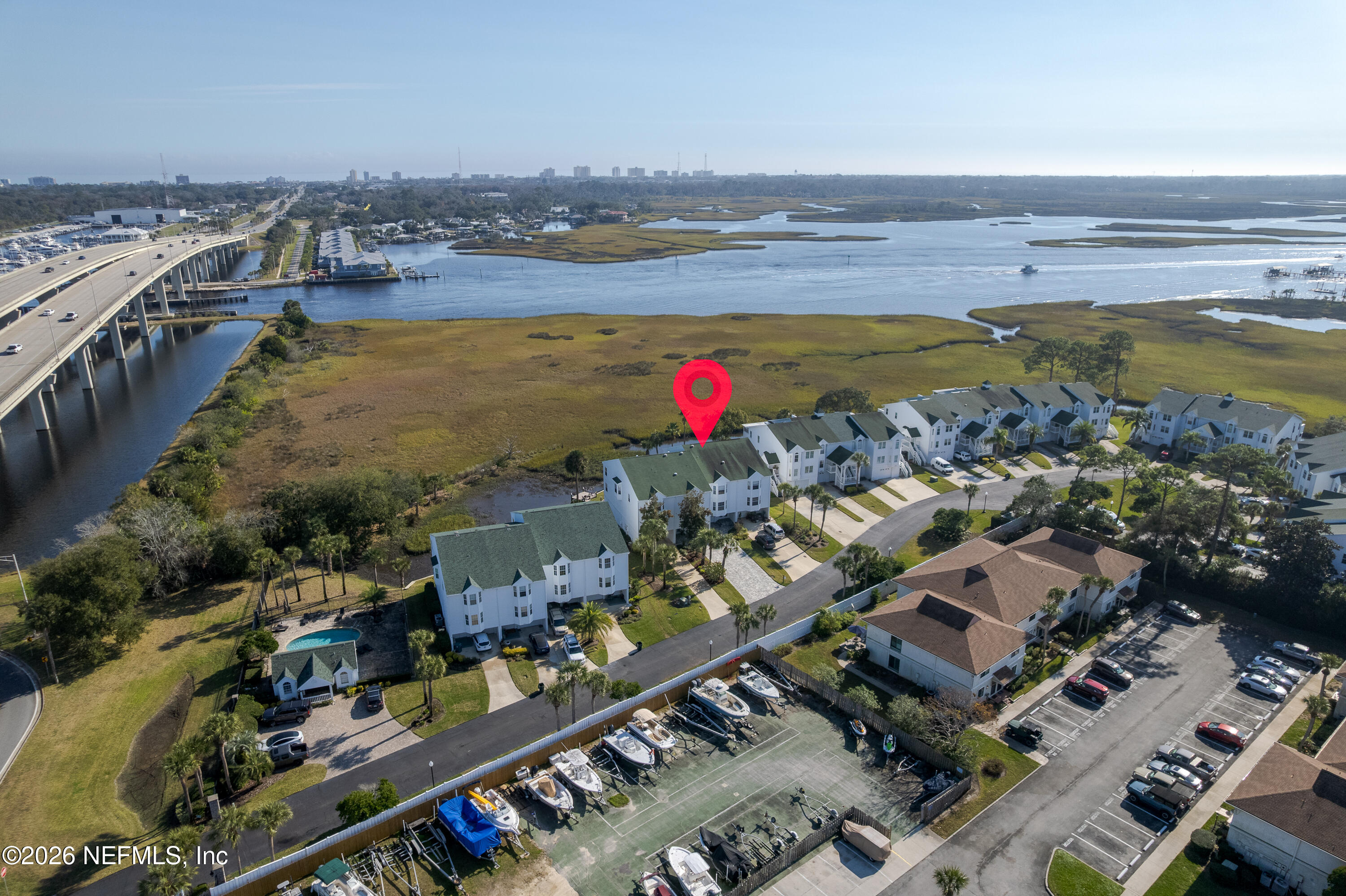 3327 Lighthouse Point Lane Jacksonville, FL 32250 - Photo 6 of 56 an aerial view of a city