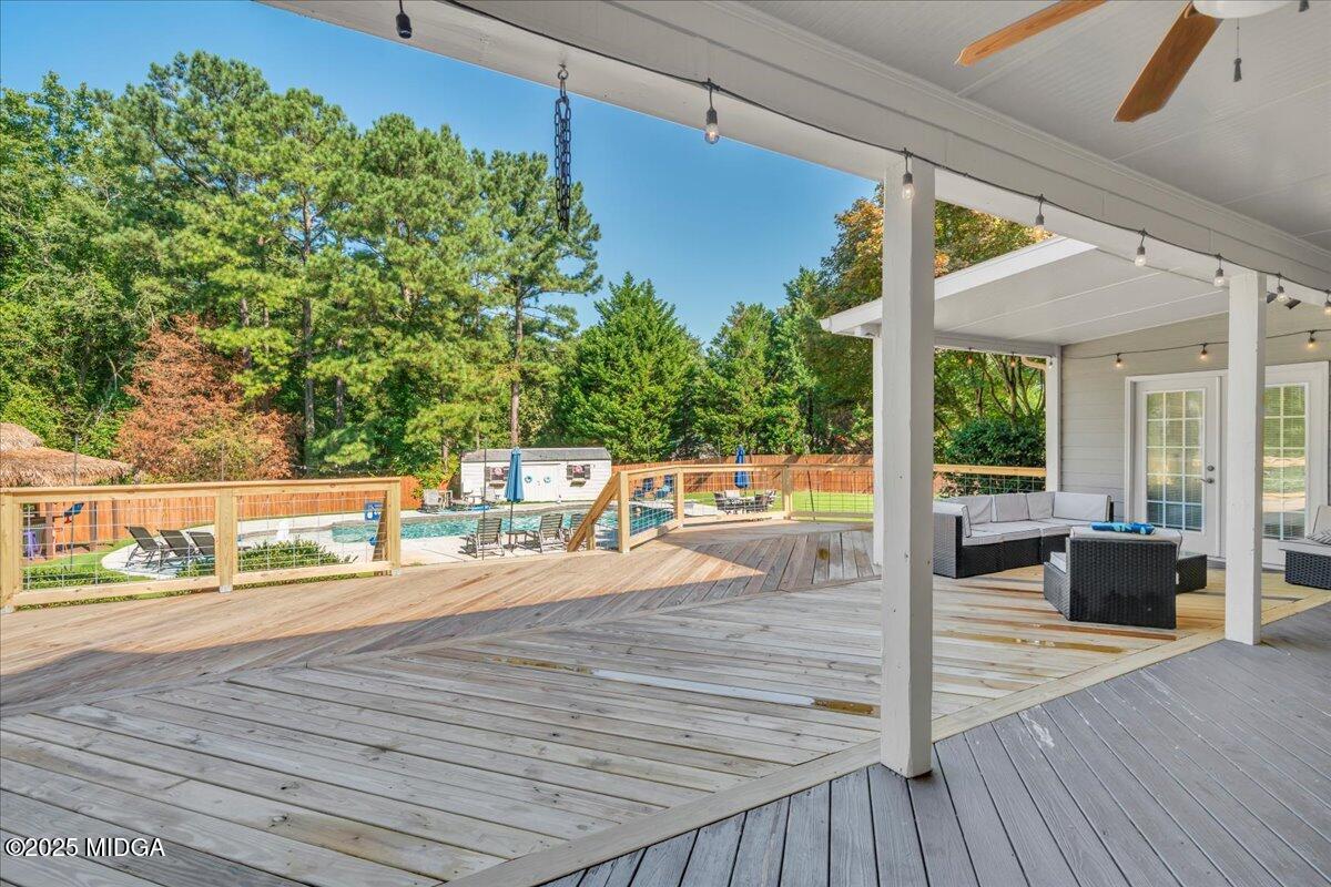 16 Little Collier Road Forsyth, GA 31029 - Photo 40 of 55 a view of a swimming pool with a patio