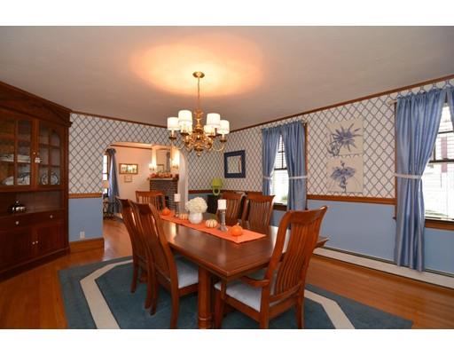143 Overlook Road Arlington, MA 02474 - Photo 8 of 28 a view of a dining room with furniture and chandelier