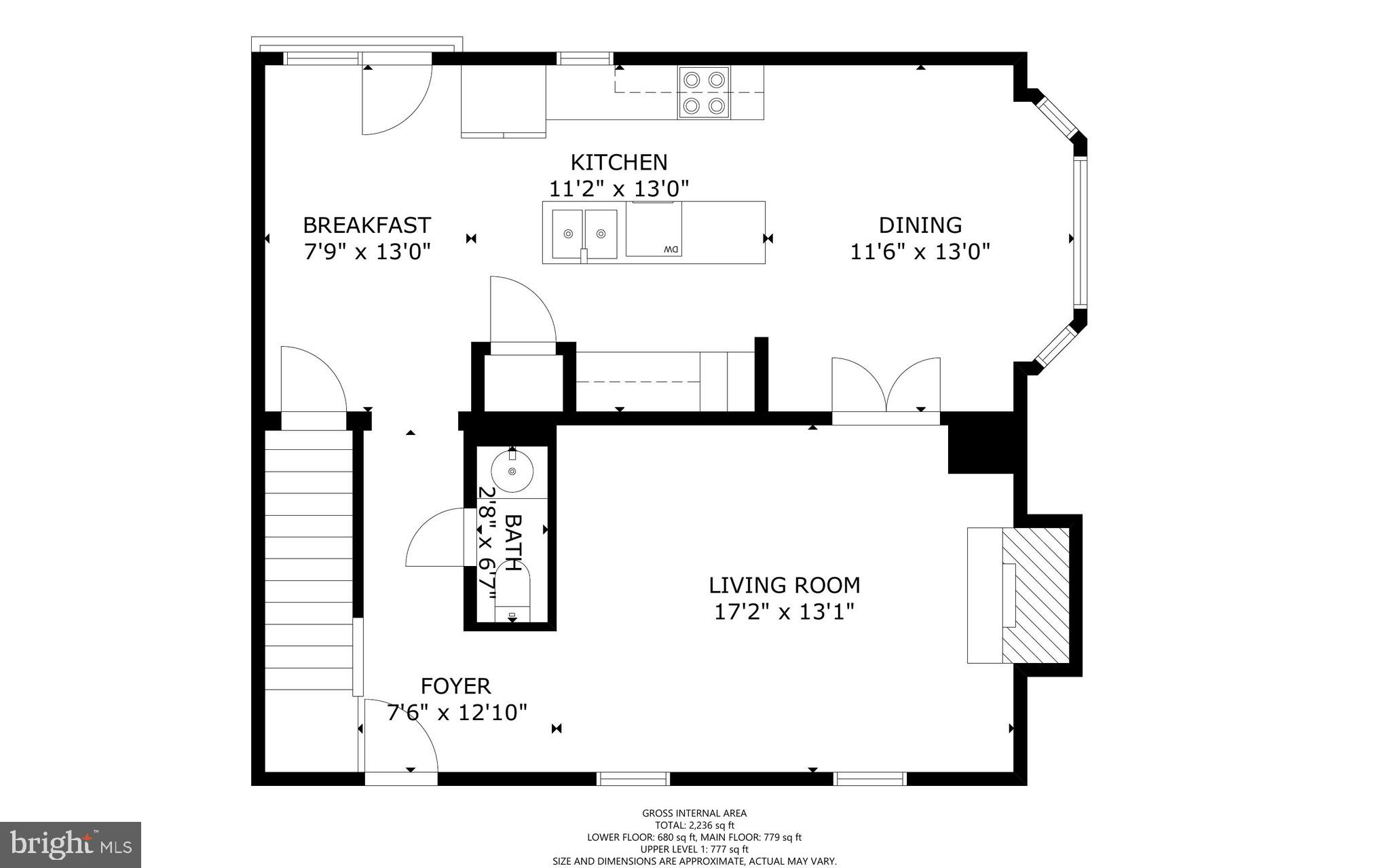 16058 Dorset Road Laurel, MD 20707 - Photo 30 of 32 Main Level Floor Plan