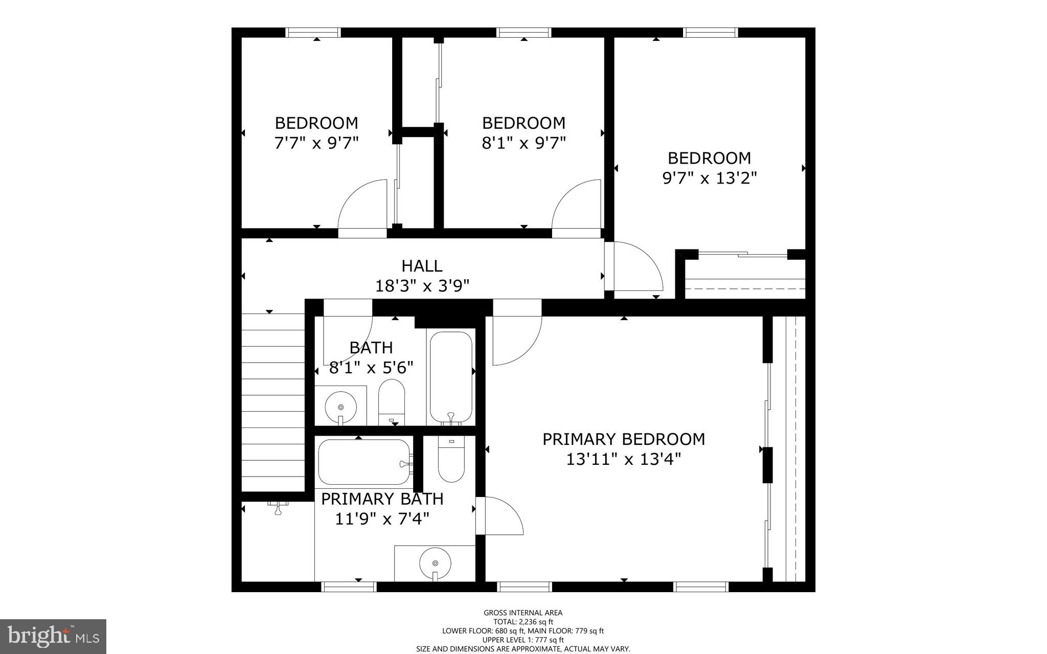 16058 Dorset Road Laurel, MD 20707 - Photo 31 of 32 Upper Level Floor Plan