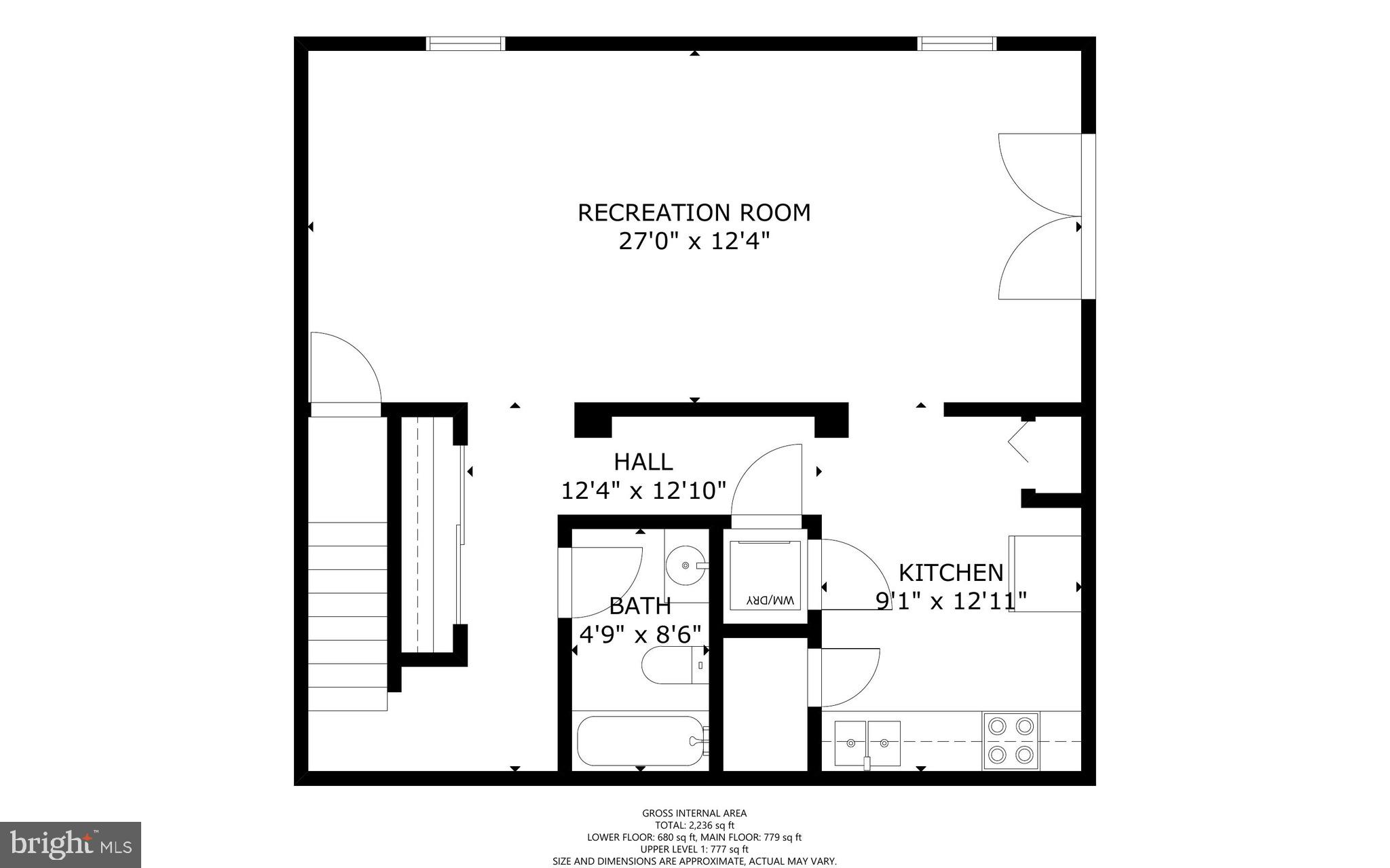 16058 Dorset Road Laurel, MD 20707 - Photo 32 of 32 Lower Level Floor Plan