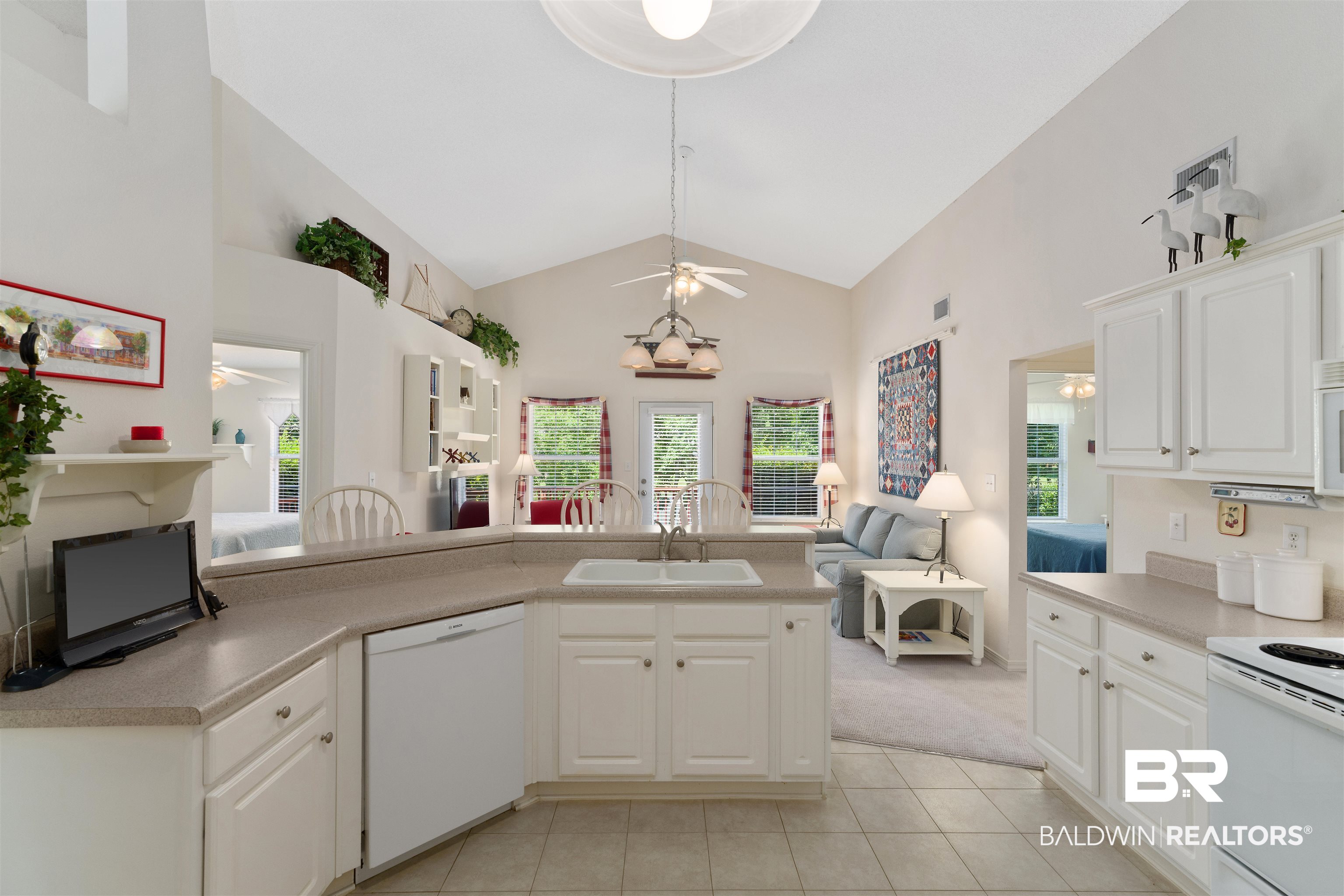 205 Spring Lake Drive Fairhope, AL 36532 - Photo 10 of 26 Kitchen to Living Room