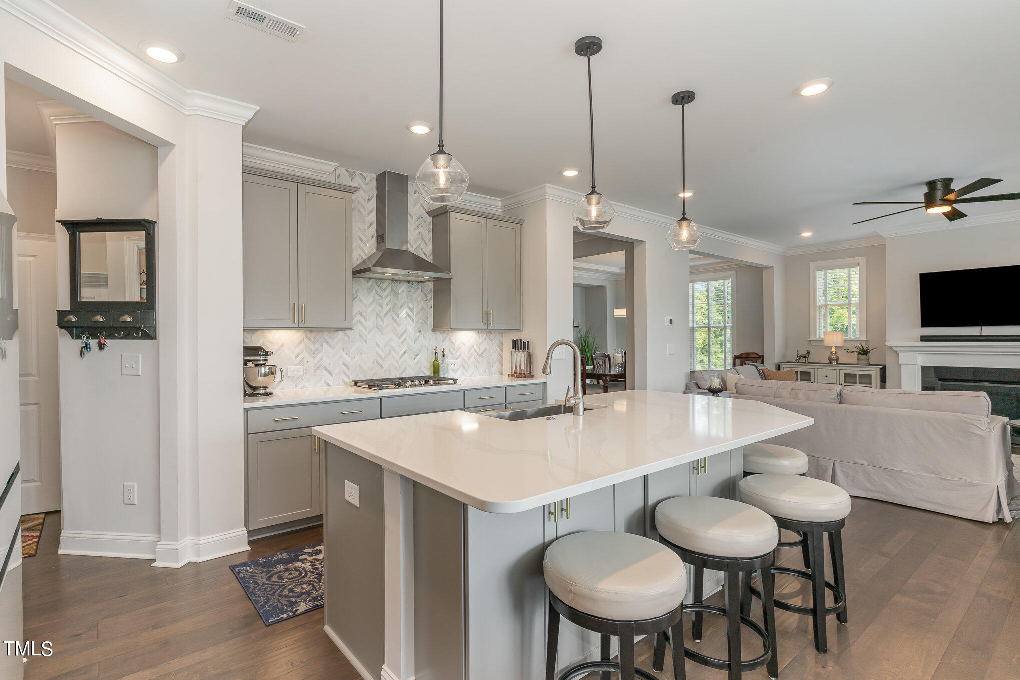171 High Woods Ridge Pittsboro, NC 27312 - Photo 12 of 51 a large kitchen with a table and chairs